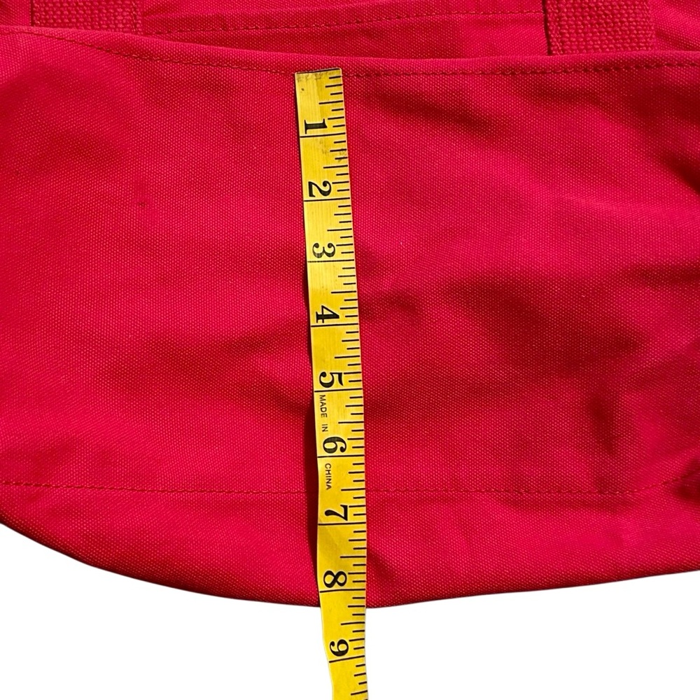 Ralph Lauren Rugby Tote Red Large Canvas Bag Beach Embroidered 90s Y2K Rare - Picture 9 of 12